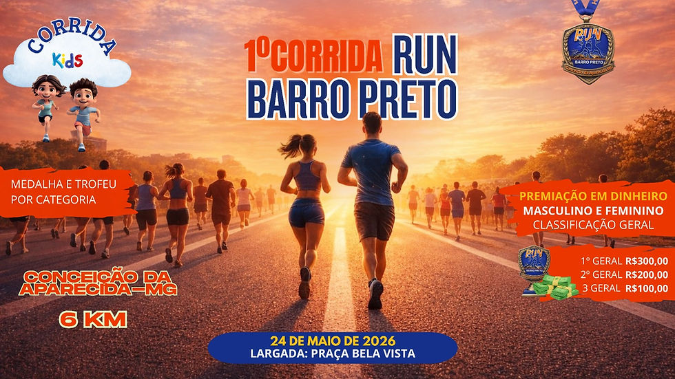 PRIMEIRA CORRIDA RUN BARRO PRETO