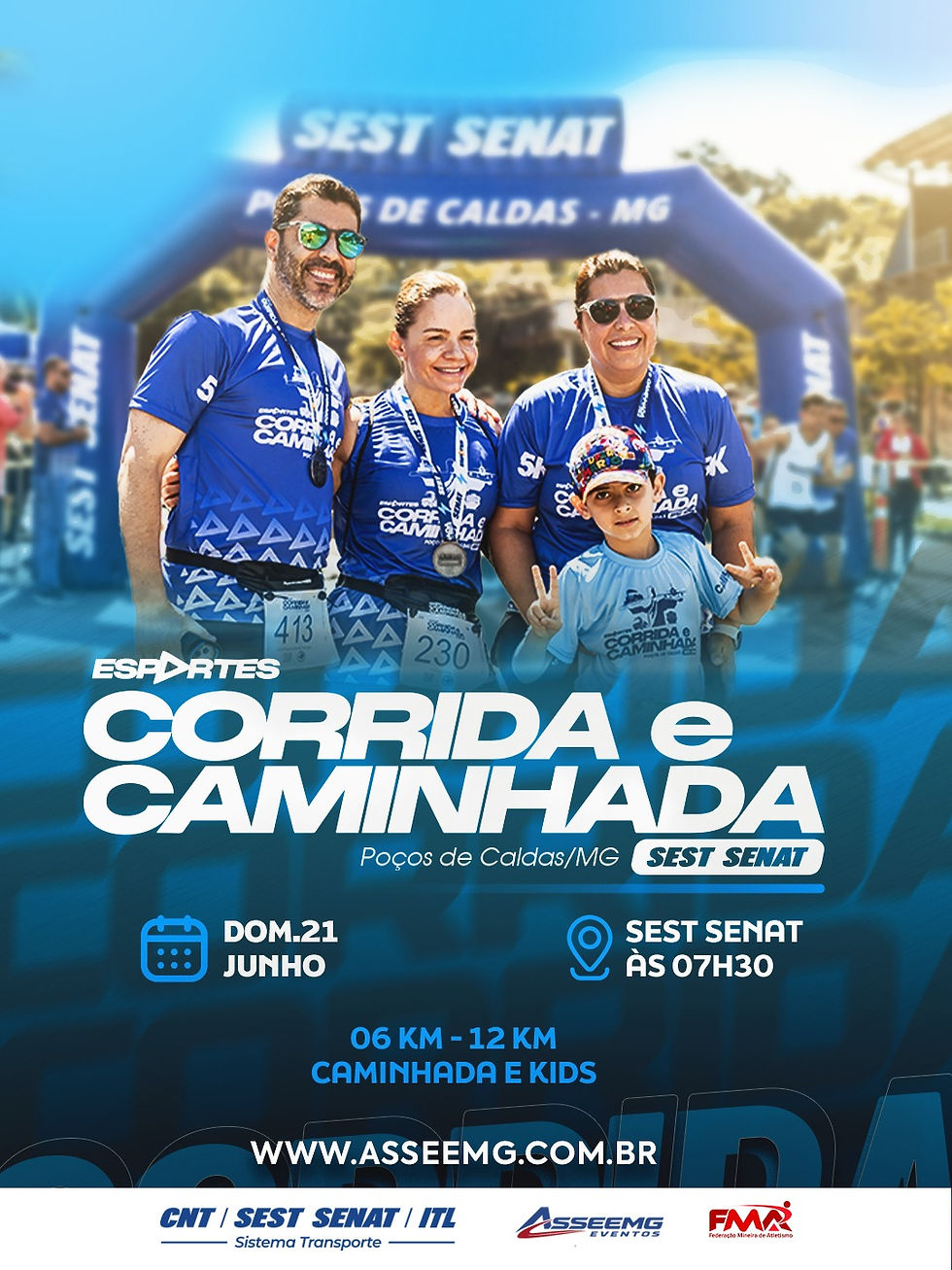 CORRIDA E CAMINHADA SEST SENAT POÇOS DE CALDAS 2026