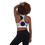 Thumbnail: Polka Dot Women's Padded Sports Bra
