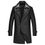 Thumbnail: Spectra Mens Fashion Double Breasted Leather Blazer Coat
