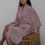Thumbnail: Hand Dyed Batik Robe Kimono, 100% Cotton Soft, Pur