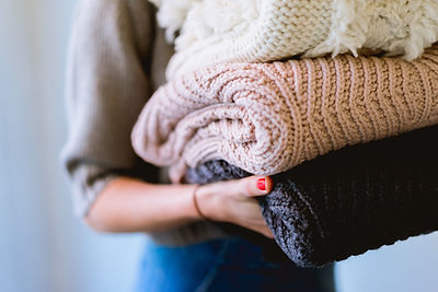 A Pile of Sweaters