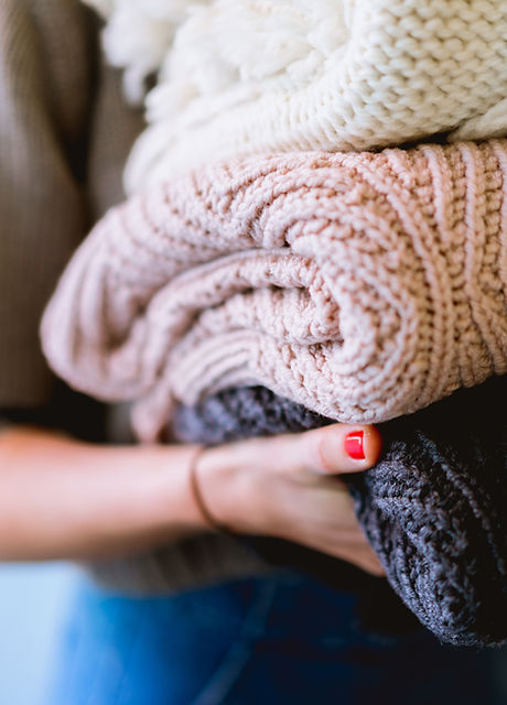 A Pile of Sweaters
