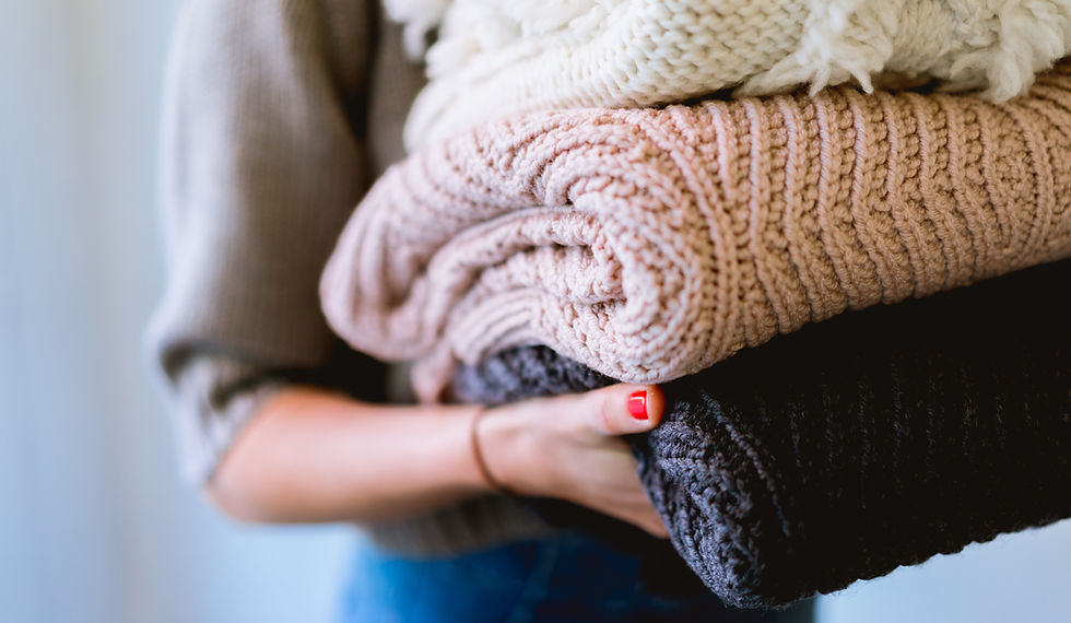 A Pile of Sweaters