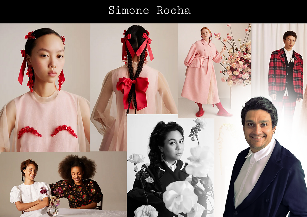 Lewis Heath, Creative Pattern Cutter for Simone Rocha 