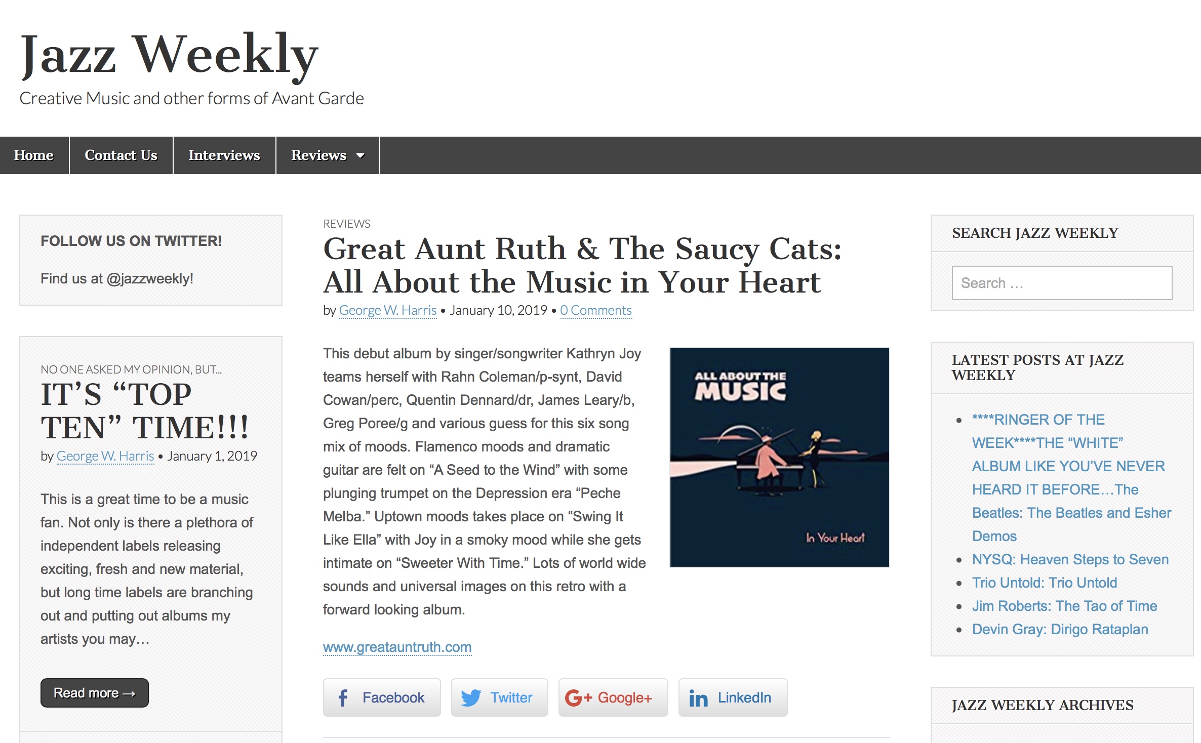 Jazz Weekly