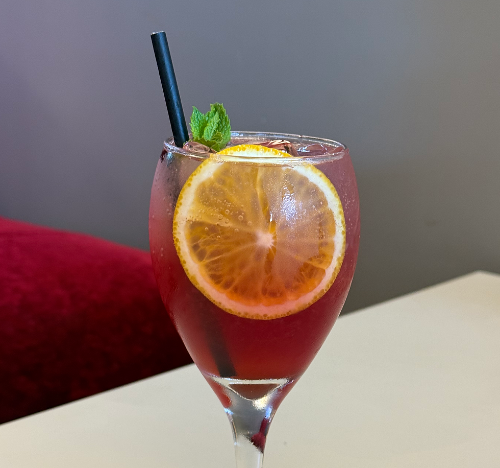 Wide range of non alcoholic drinks