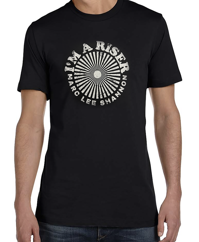 I'm A Riser Black Tee