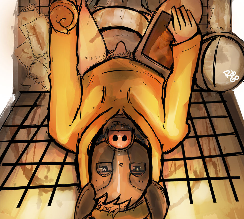 Ilustração do Livro "Quero Scat - O sexo com cocô, mijo e peidos" 