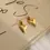 Thumbnail: Heart Shaped Earrings Side View