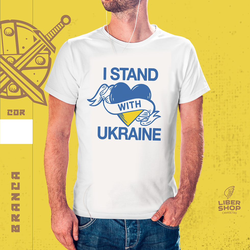 Camisa - I Stand with Ukraine