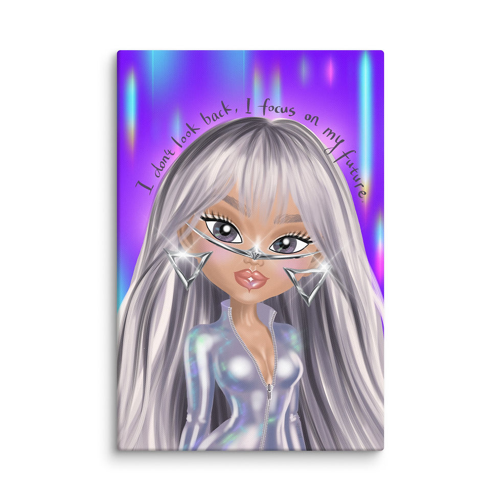 Thumbnail: The Future Babe Canvas Print