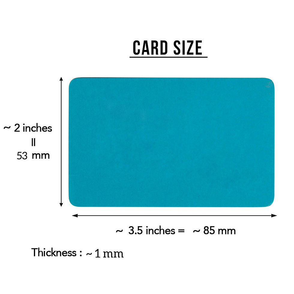 Thumbnail: Personalized Text Engraving Wallet Insert Card
