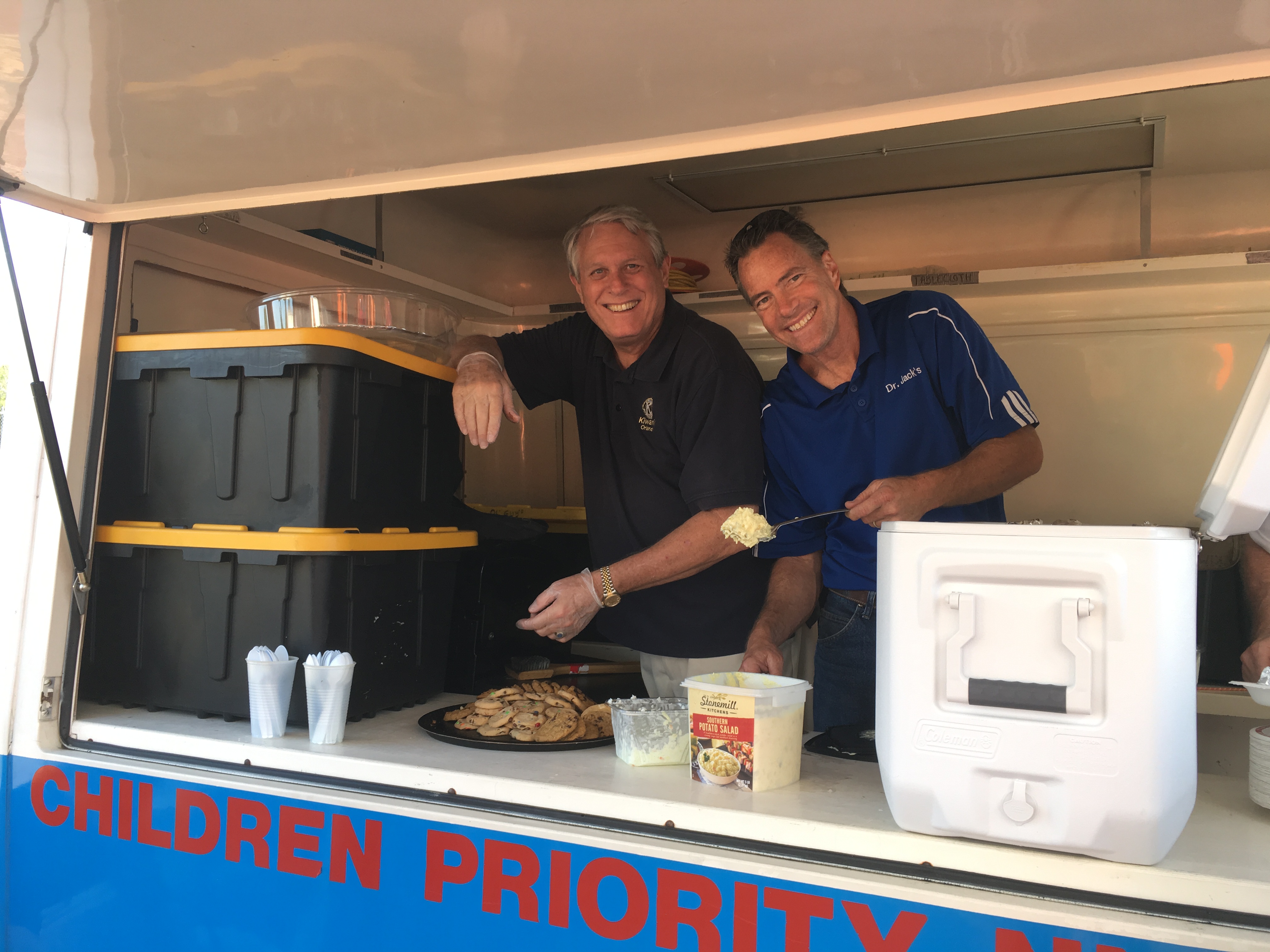 Tom Porter from Kiwanis of Orlando