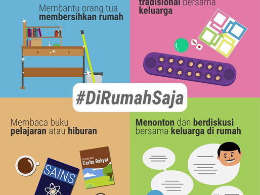 Belajar Dari Rumah, Sekolah Ditutup Sementara Tak Ada Alasan Untuk Berhenti Belajar #DiRumahAja