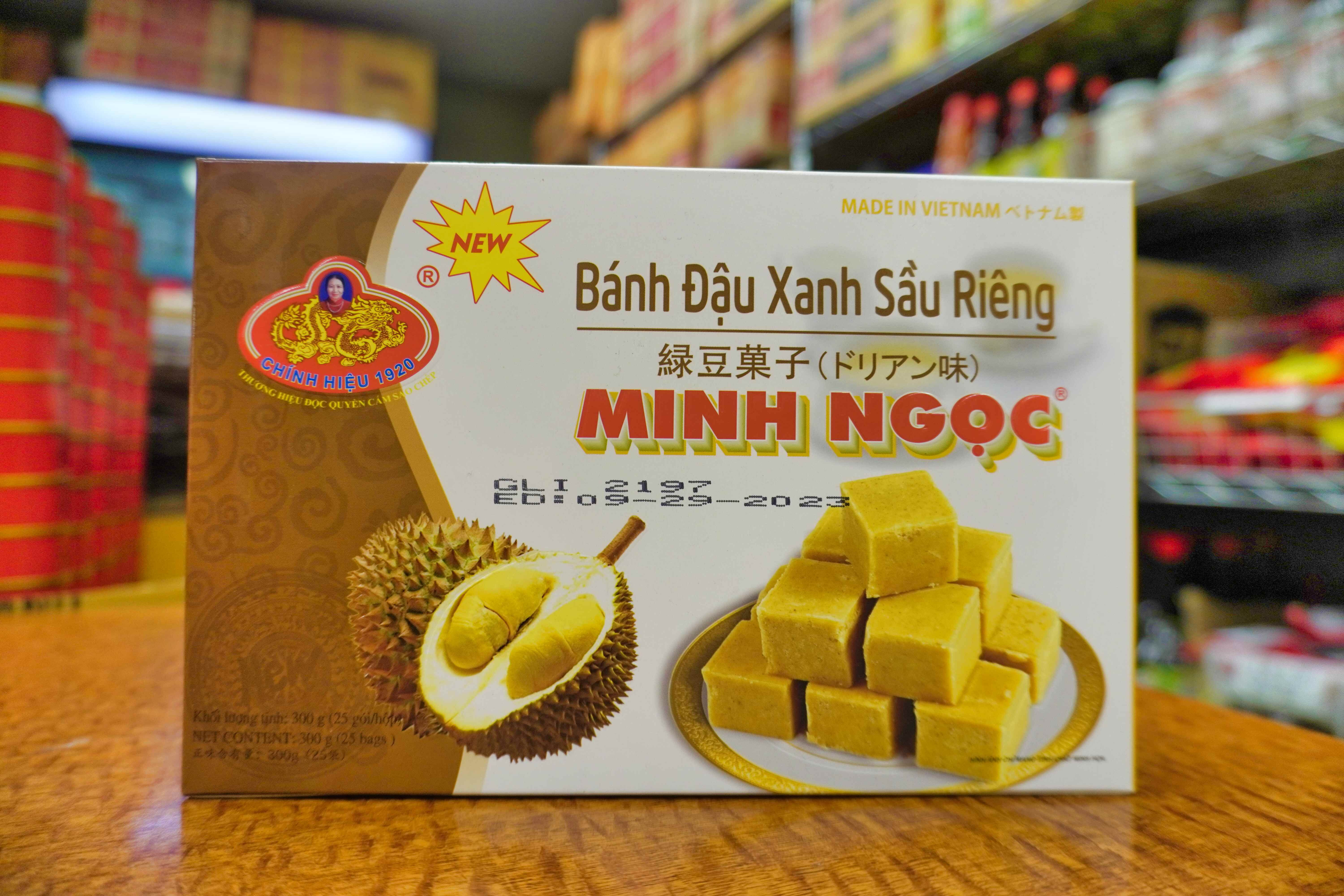 Bánh đậu xanh sầu riêng