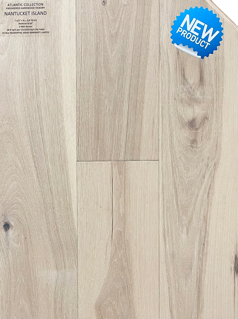 9/16x7.5" Atlantic Hickory Nantucket Island