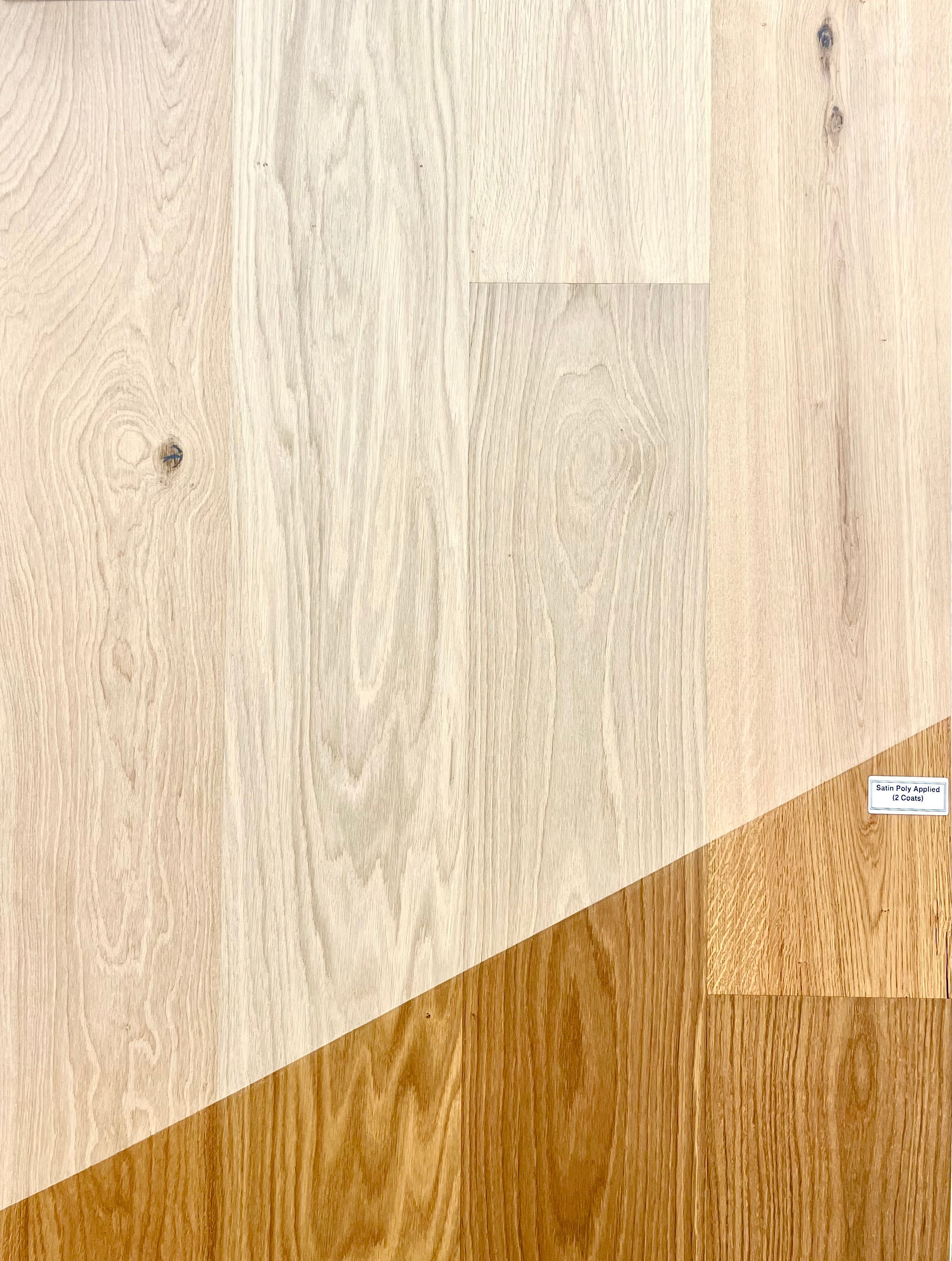 Unfinished White Oak 5/8x7.5x75 Sanded