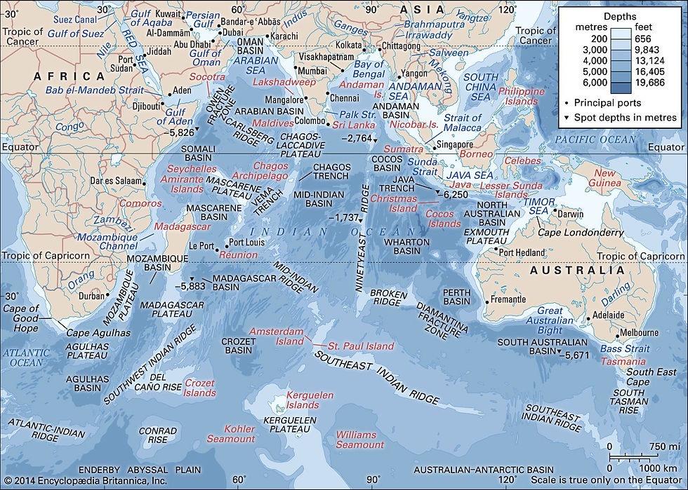 Islands of Indian Ocean