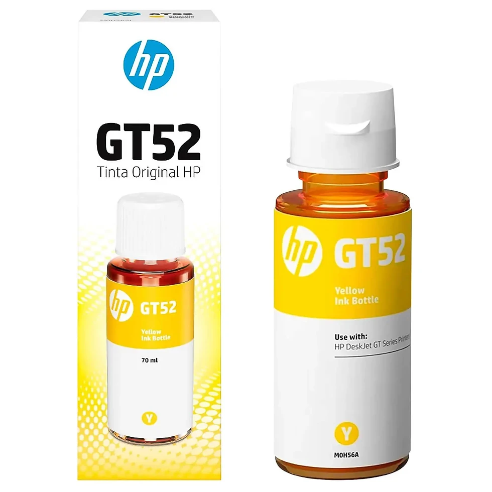 Miniatura: Botella de Tinta HP GT52 Amarilla