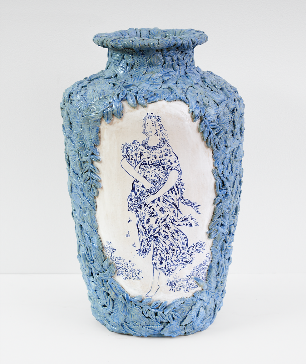 Flora 19.5 x 11 x 11 inches Stain and glaze on stoneware 2024