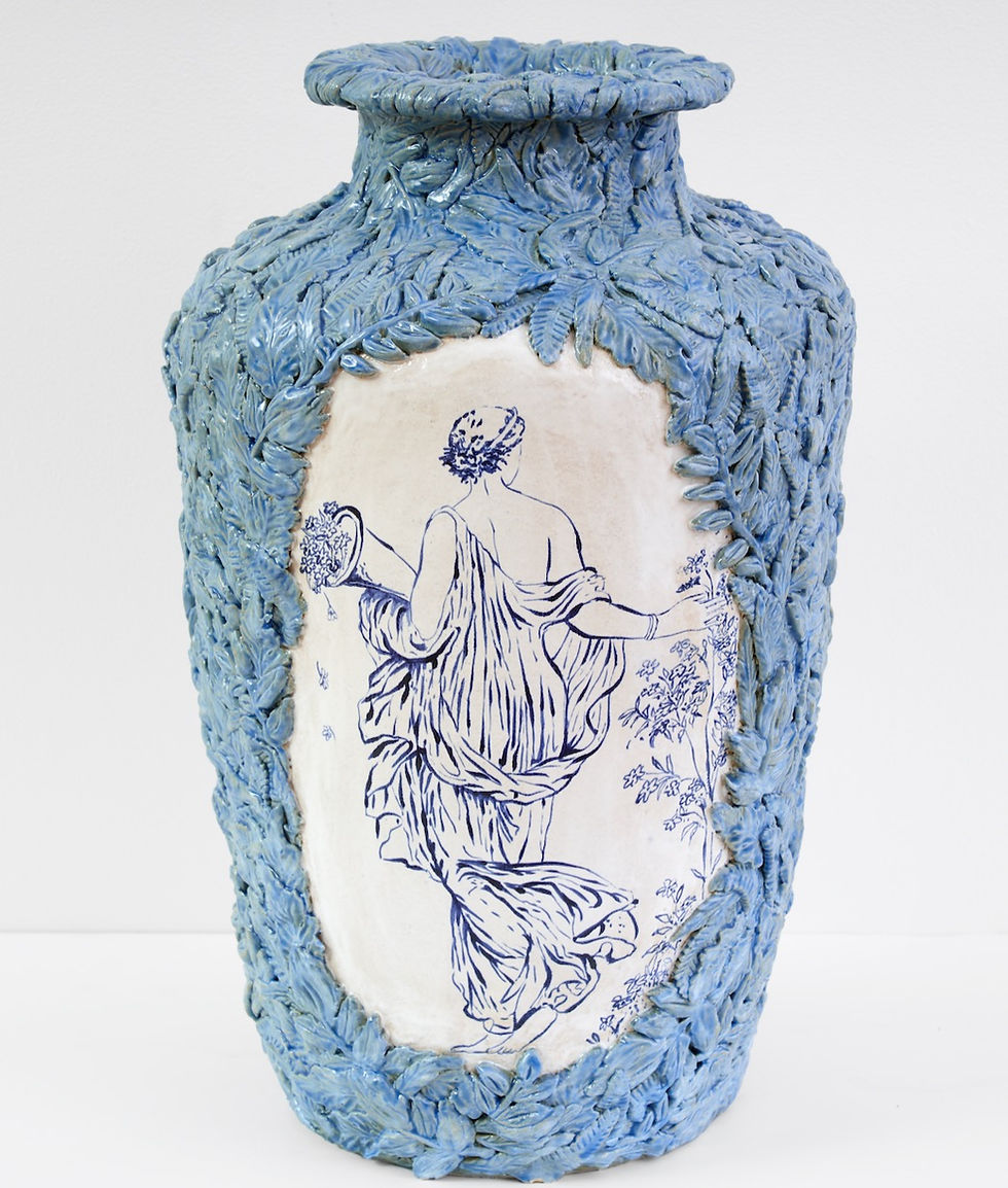 Flora 19.5 x 11 x 11 inches Stain and glaze on stoneware 2024