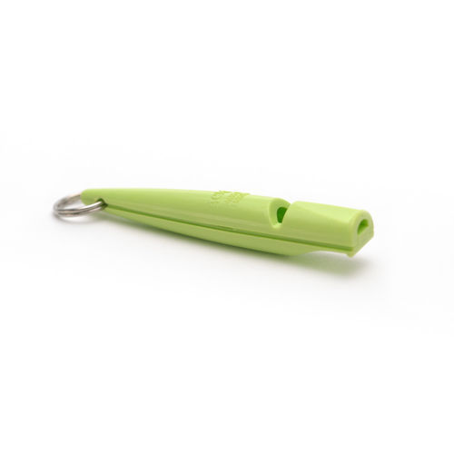 Thumbnail: Colourful dog whistle on white background