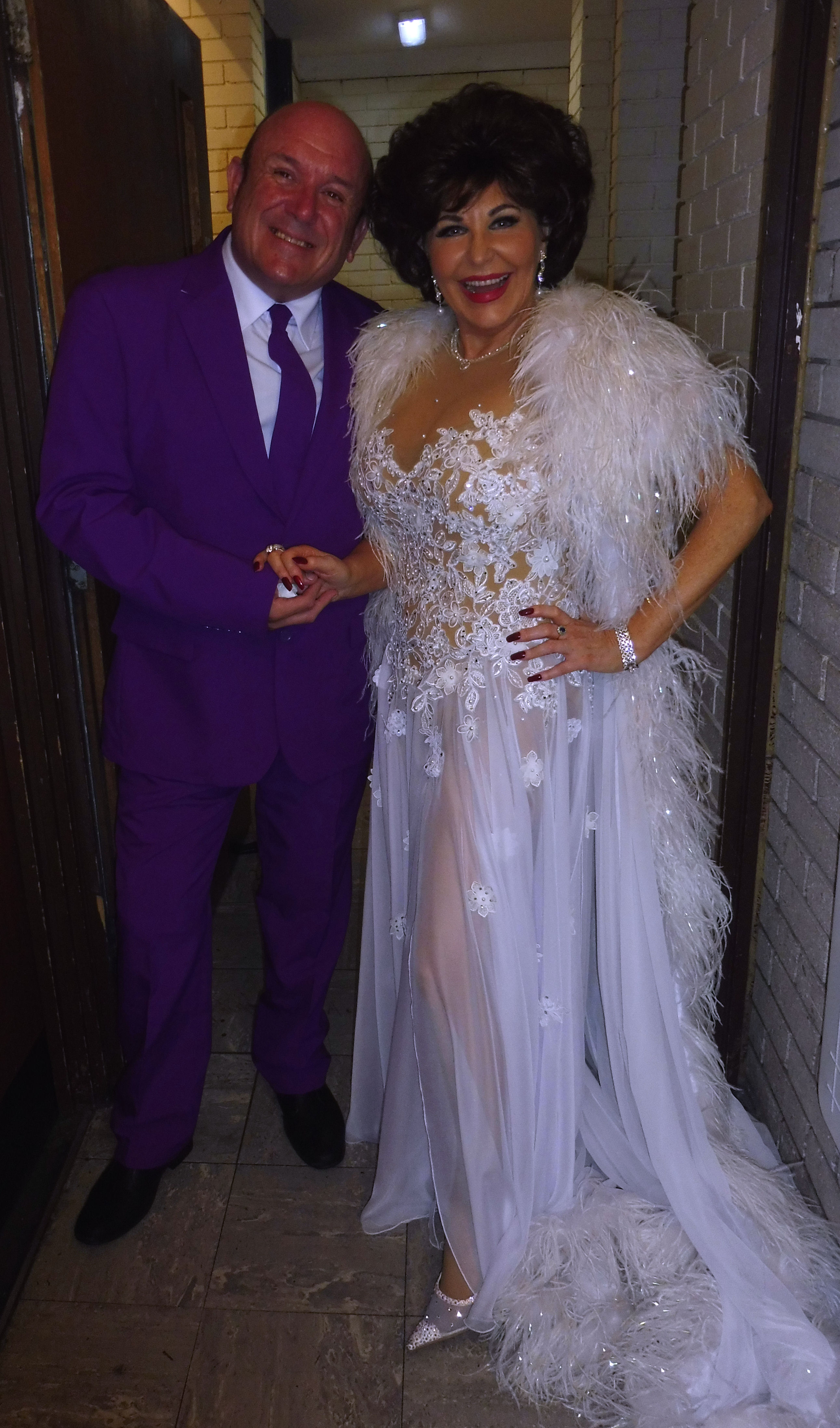 Shirley Bassey Tribute Backstage