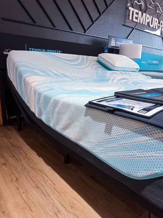 Tempur-Pedic mattress with adjustable base at Designs West Home Sleep Center in Flagstaff, AZ