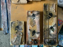 1| 2 | 3 Honeybees of Encaustic