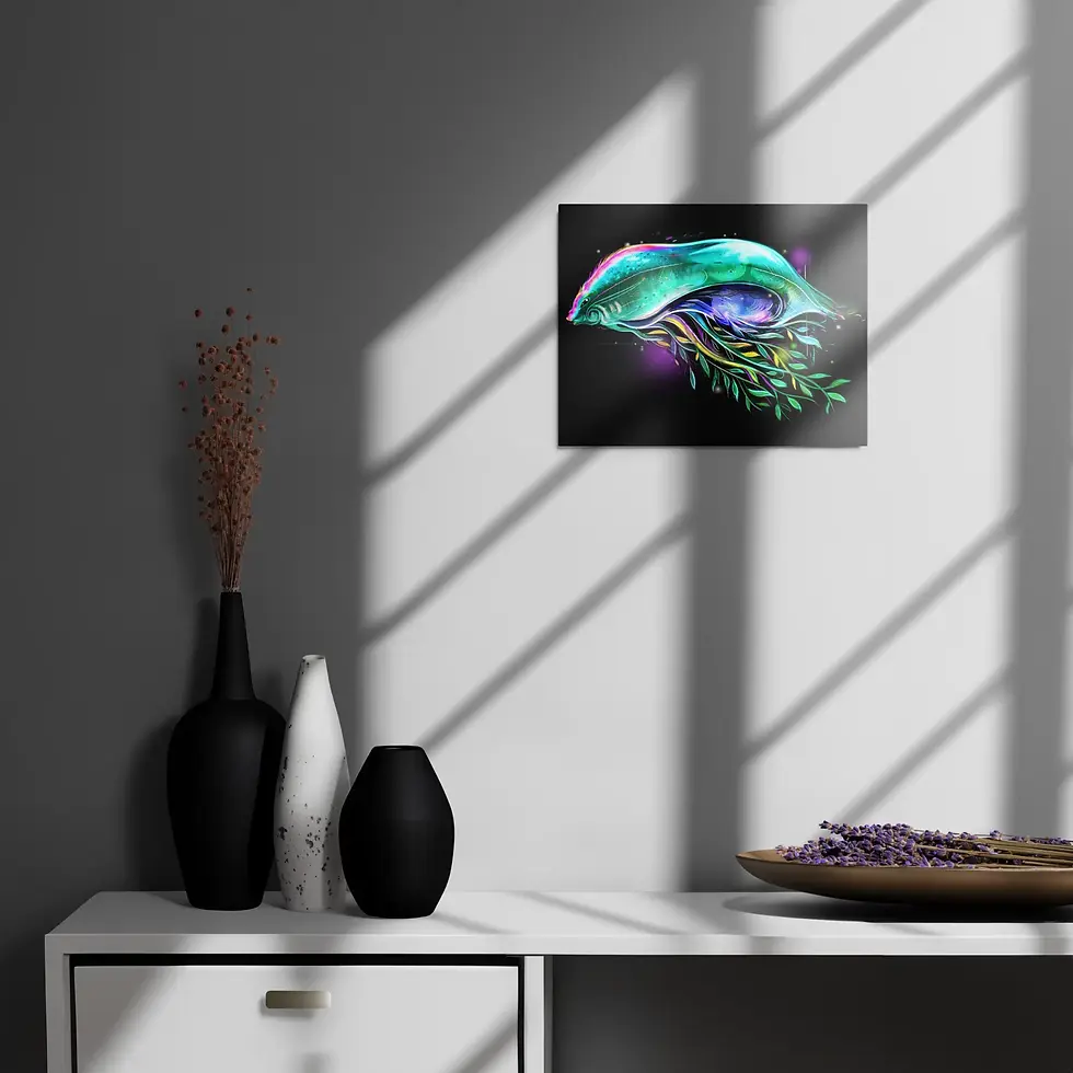 Thumbnail: Space Jelly - Metal Print