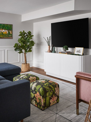 North Riverside IL Living Room Interior Designer | R Titus Designs