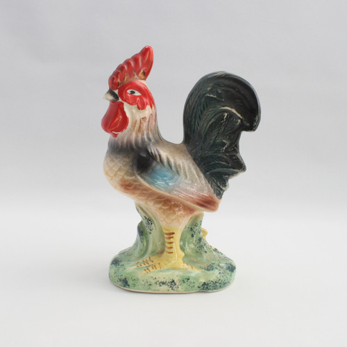 Ceramic Rooster Statue R Titus Designs Oak Park & River Forest Area