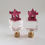 Thumbnail: Magenta Square Pagoda Finials on Acrylic Base