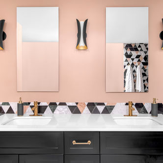 Modern Marble Bath | Studio 790 Interior Design