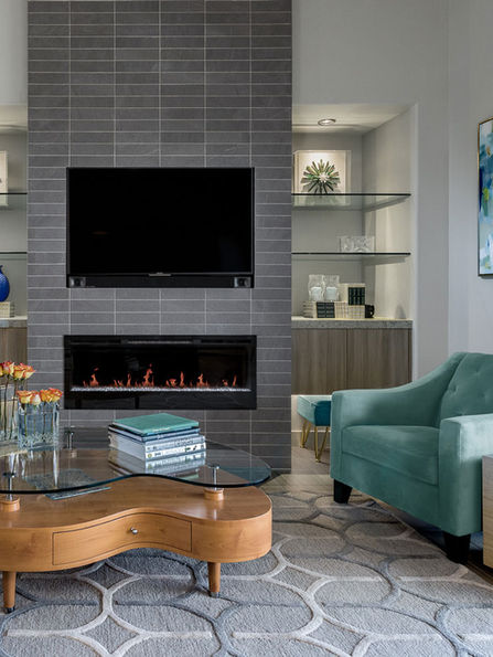 Mid Century Living Room - Camille Self Designs Scottsdale AZ