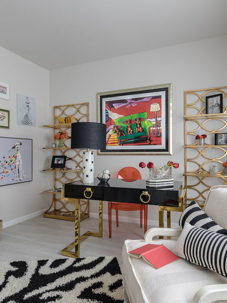 Scottsdale Home Office Design by Camille Self