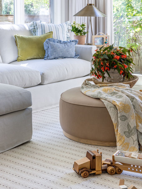 Modern family home designed by Interiors by Jen Davidson on Chicago's North Shore