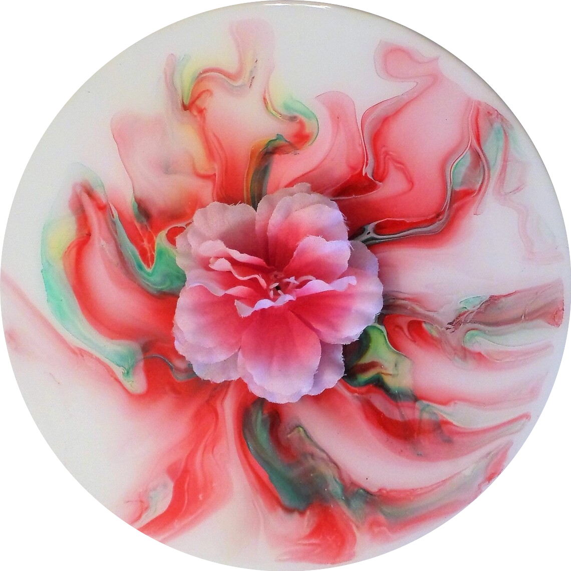 "Swirling Ribbon Flower"