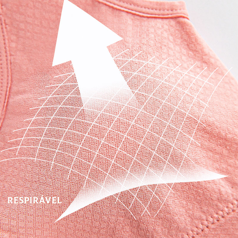 Miniatura: Women's Sports Bra, Breathable Polyamide Women's Seamless Short Blouse, Tie-up B
