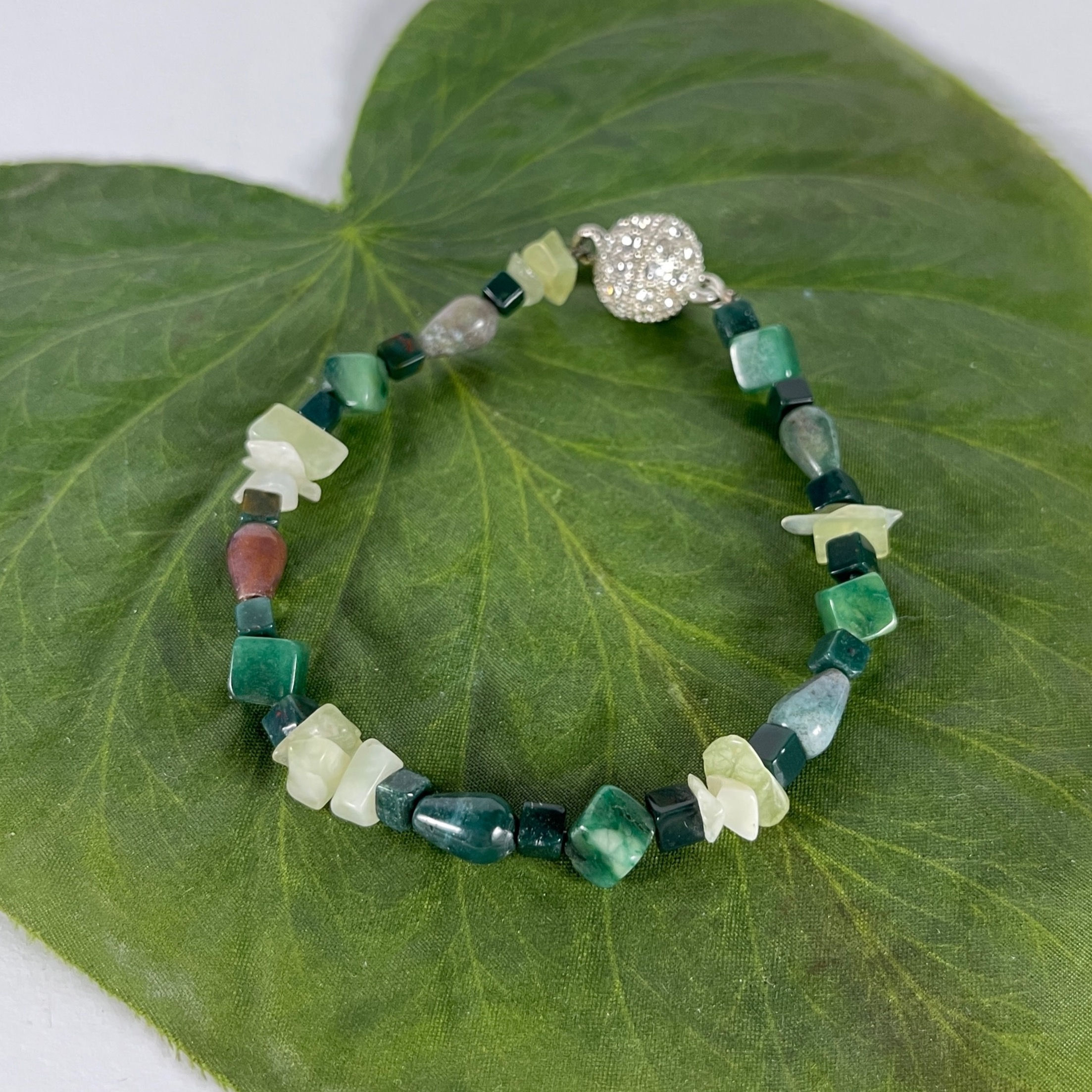 Traum aus Grün Armband 20,5cm