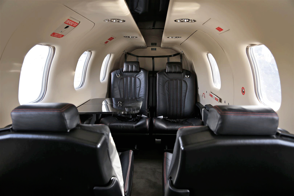 TBM 900 Interior