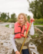 Girl Kayaking