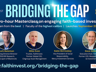 New Masterclass helps investment professionals engage the trillion-dollar faith-based market
