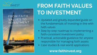New guide 'a practical roadmap' to help faiths invest in line with values