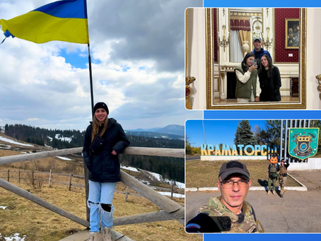 На фото волонтерка ENGin Мег в Україні