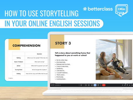 Гід ENGin та betterclass як використовувати сторітелінг на онлайн-заняттях з англійської