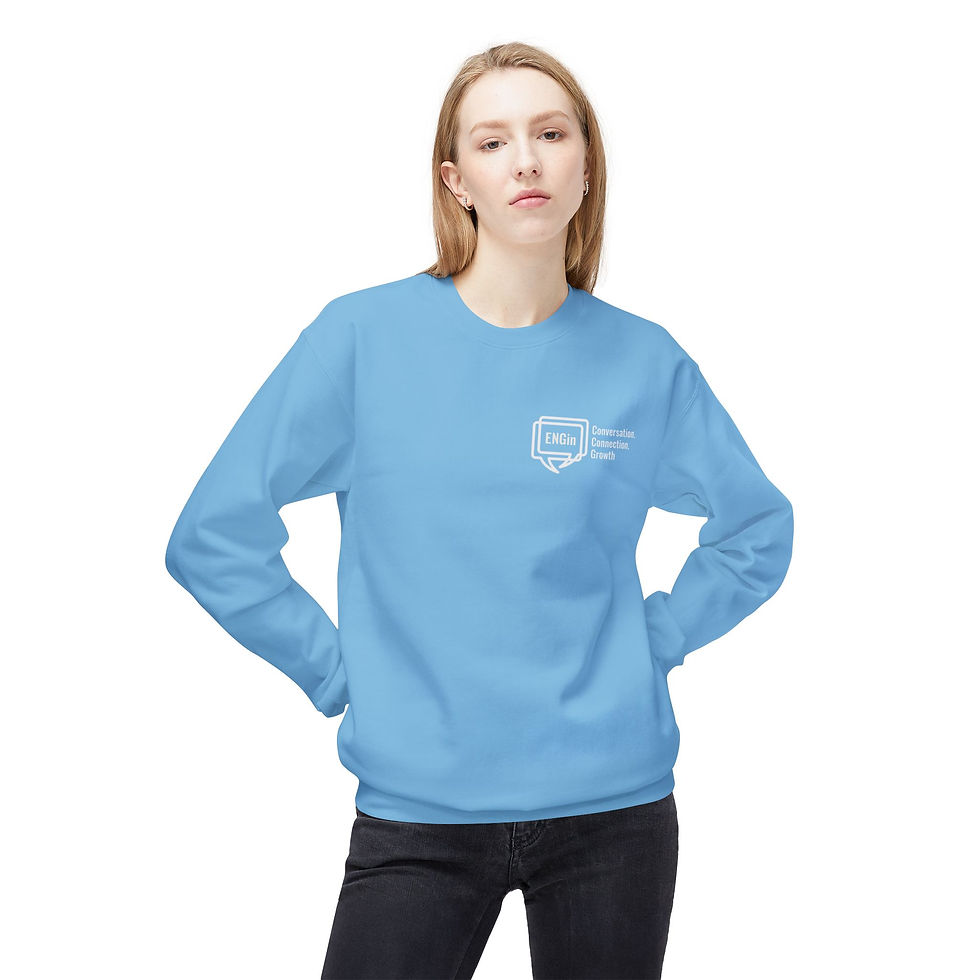 Thumbnail: Unisex Fleece Crewneck Sweatshirt | ENGin