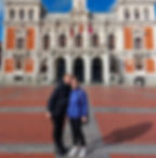 ENGin volunteer Sarah Mackin and her student Dasha met in Valladolid, Spain near university
