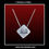 Thumbnail: Al-Hafiz/Four Qul Small Pendant - Platinum Plated (P005)
